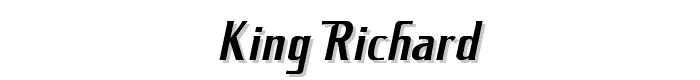 King Richard font
